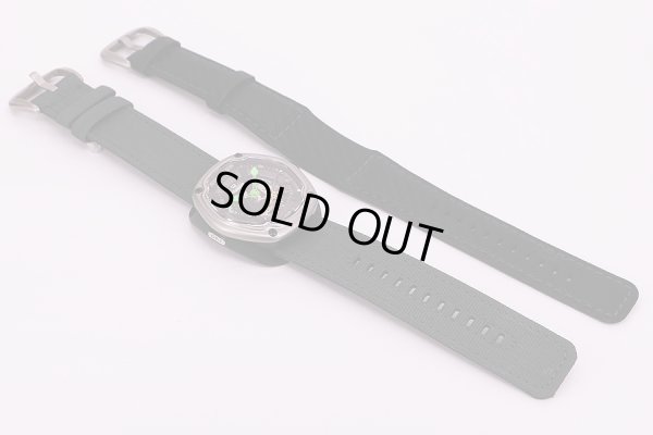 ディートリッヒ　オーガニックタイム　ＯＴ－１　スケルトン黒文字盤　革ベルト・替えナイロンベルト