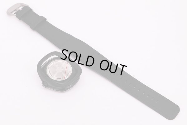 ディートリッヒ　オーガニックタイム　ＯＴ－１　スケルトン黒文字盤　緑色針　替えナイロンベルト