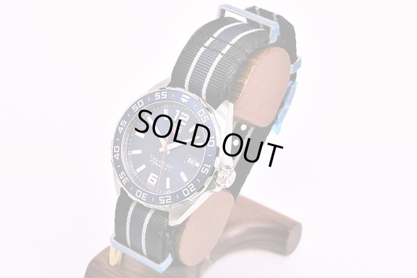 タグホイヤー　フォーミュラー１　ＷＡＺ１０１０　青文字盤　サイド