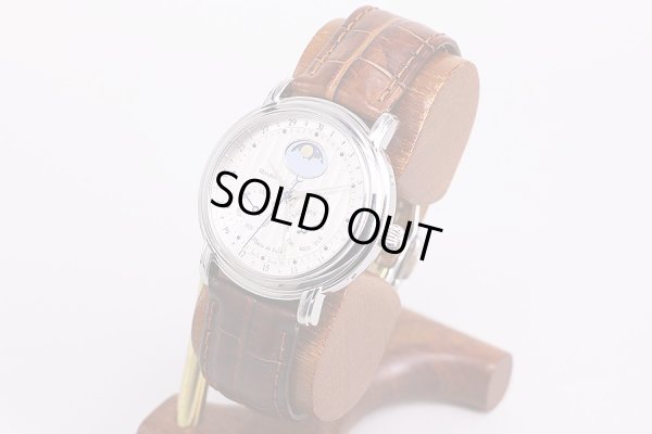 モーリス・ラクロア　マスターピースＭＰ６１３８　ムーンフェイス　銀文字盤（一部シェル）　サイド