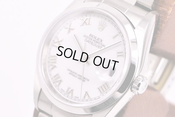 ロレックス　１６２００ Ａ５４２０２３　白ローマン文字盤　サイド拡大