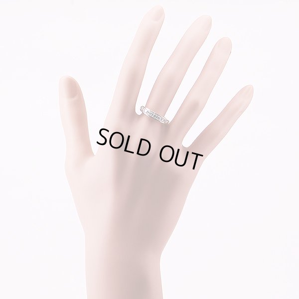 PT900/K18PG ダイアイリリング 0.50ct 3.10g　装着イメージ