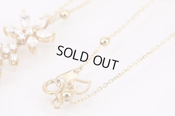 K18 ダイアイリペンダントネックレス 1.18ct 4.70g　留め具