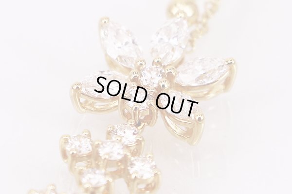 K18 ダイアイリペンダントネックレス 1.18ct 4.70g　拡大