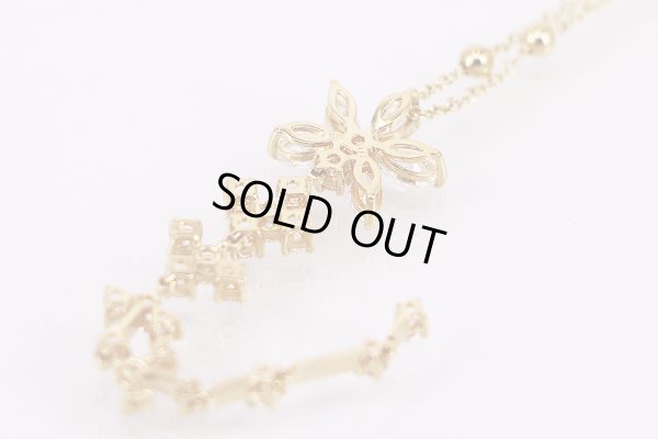 K18 ダイアイリペンダントネックレス 1.18ct 4.70g　裏面