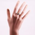 K18/PT900 ダイアイリリング 0.10ct 5.00g　装着イメージ