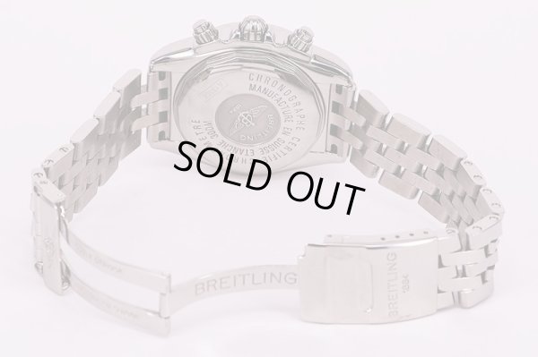 ブライトリング　クロノマットエボリューション　Ａ１３３５６　黒文字盤　銀インダイアル　ブレス