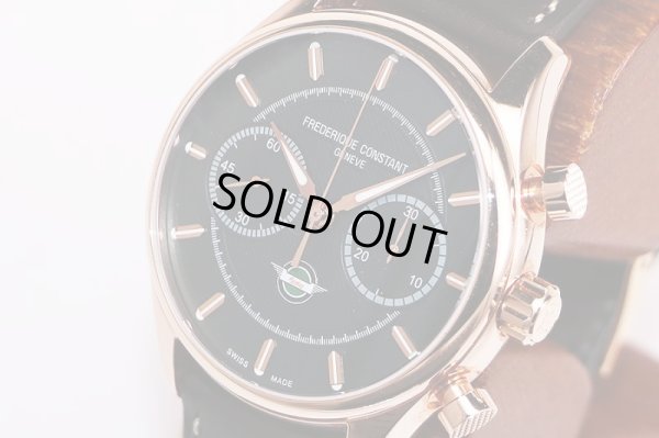 フレデリックコンスタント　ヴィンテージラリー　ヒーリー　ＦＣ３９７ＨＤＧ５　緑文字盤　サイド拡大