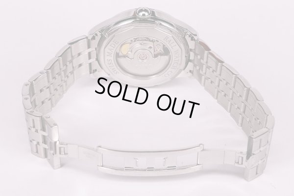 ボールウォッチ　トレインマスター　ムーンフェイス　ＮＭ３０８２Ｄ　銀文字盤　ブレス