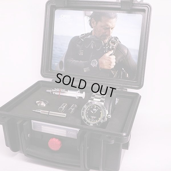 オリス　アクイス　デプスゲージ　６７６５　黒文字盤　箱