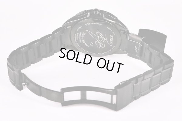 セイコー　ブライツ　ＳＡＧＡ２５７　電波ソーラー　黒文字盤　大谷翔平限定　チタンブレス