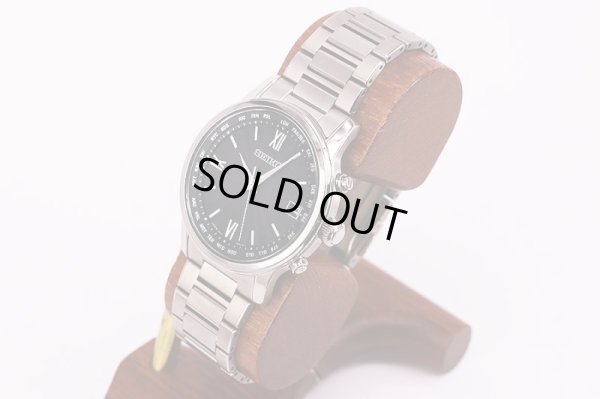 セイコー　ＳＡＧＺ０９７　電波ソーラー　７Ｂ２７－０ＡＥ０　黒文字盤　サイド