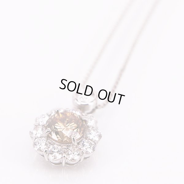 PT850/900 ダイアイリペンダントネックレス 2.160ct 1.50ct 8.30g