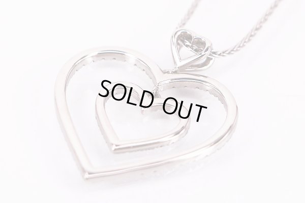 PT850/900 ダイアイリペンダントネックレス 0.61ct 12.00g　裏面