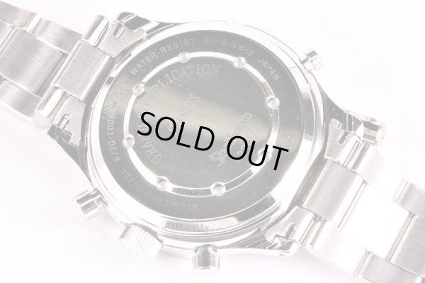 シェルマン　グランドコンプリケーション　スポーツ　黒文字盤　裏面拡大