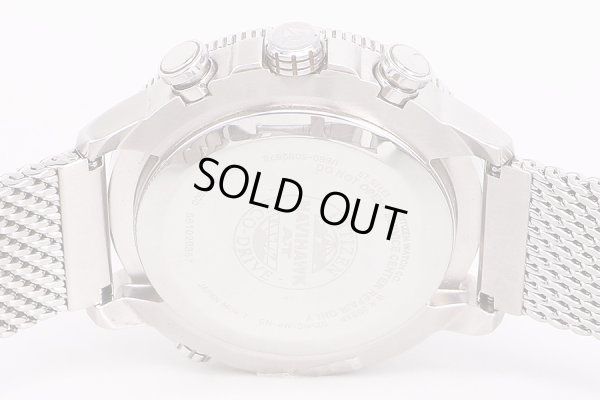 シチズン　ナビホーク　Ｕ６８０－Ｓ０９２８７６　デジアナ　茶文字盤　裏面拡大