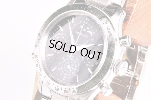 シェルマン　グランドコンプリケーション　スポーツ　黒文字盤　サイド拡大