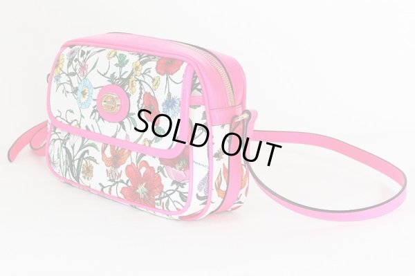 グッチ フローラ ショルダーバック 550147 493492 ピンク サイド