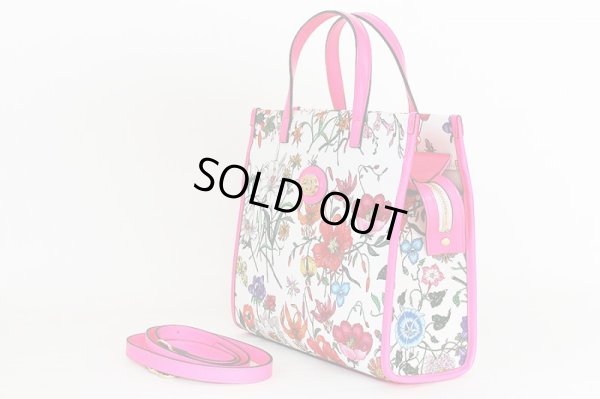 グッチ フローラ 2WAYショルダーバック 550141 520981 ピンク サイド