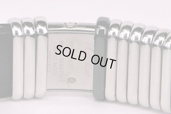 カルティエ　デクラレーション　WT000730　銀文字盤　裏面拡大