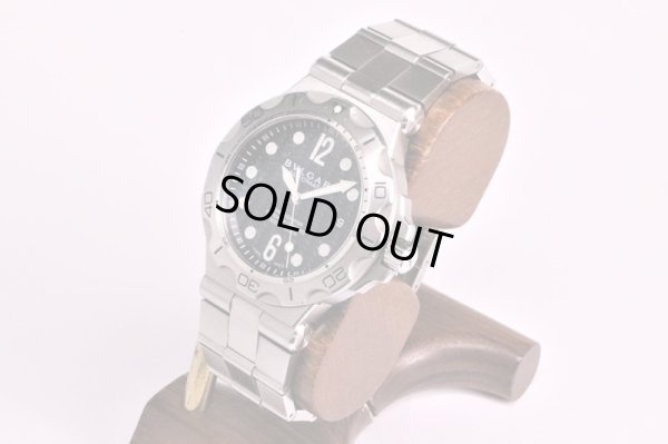 ブルガリ　ディアゴノ　プロフェッショナルスクーバ　DP42SSD　黒文字盤　サイド