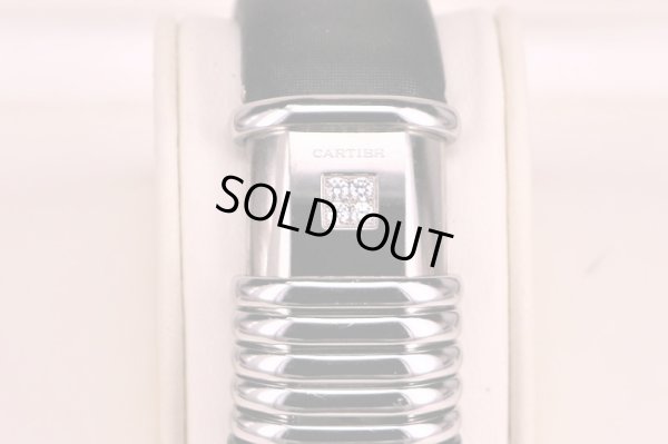カルティエ　デクラレーション　WT000730　銀文字盤　裏側