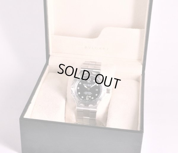 ブルガリ　ディアゴノ　プロフェッショナルスクーバ　DP42SSD　黒文字盤　箱