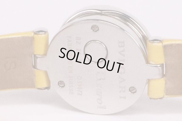 ブルガリ　B01　BZ22　黄シェル文字盤　裏面拡大