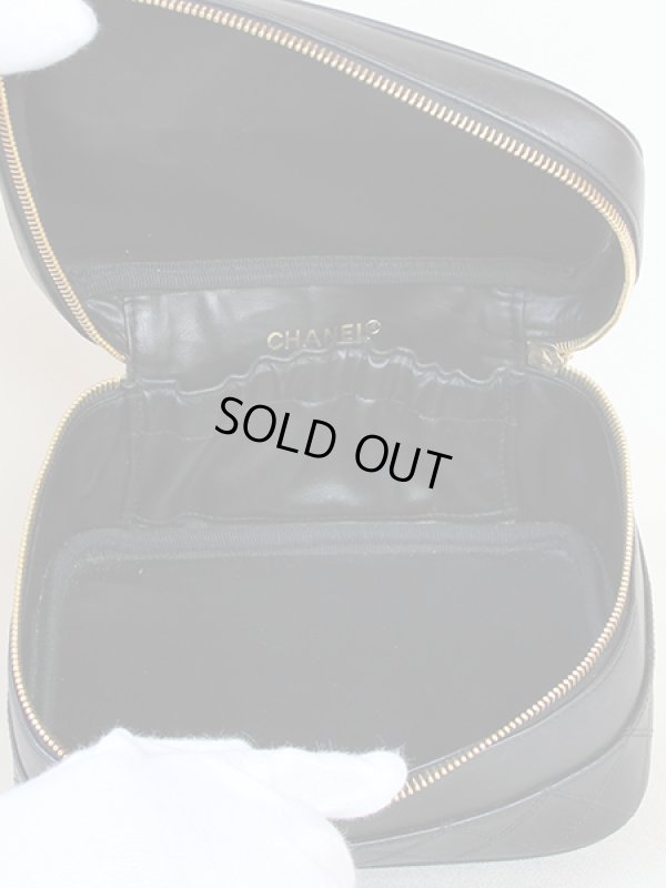 シャネル ビコローレ バニティバック 横型 ブラック 中身