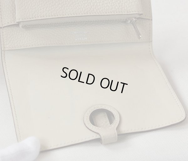 エルメス　ドゴン コンパクト 043072CK パルシュマン SIV金具　中身使用感