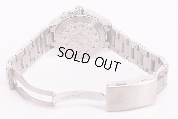 タグホイヤー　アクアレーサー　ＷＡＹ１１１Ｙ　アラーム　銀文字盤　ブレス