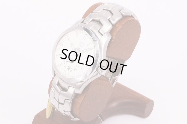 タグホイヤー　リンク　キャリバー６　ＷＪＦ２１１Ｂ　白文字盤　サイド