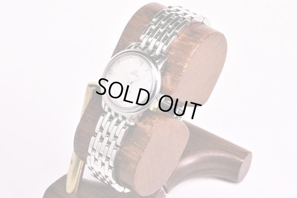 オメガ　デビル　プレステージ　４２４．１０．２４　シェル文字盤　サイド