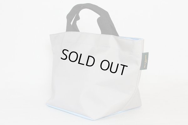 エルベシャプリエ　ナイロン舟型トートM 1027N　ナクル／ブルエ　サイド