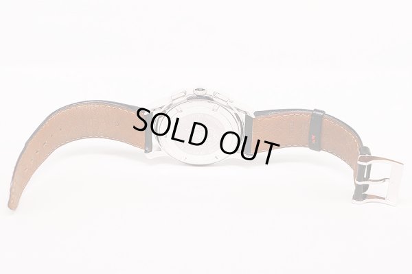 グッチ　５５００　マルチカレンダー　クロノグラフ　黒文字盤　革ベルト