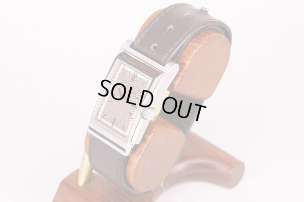 ダンヒル　ウェイファー　８０３５　茶文字盤　サイド