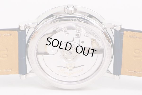 ロンジン　エレガンス　Ｌ４．８０９　紺文字盤　裏面拡大