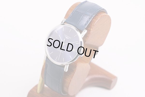 ロンジン　エレガンス　Ｌ４．８０９　紺文字盤　サイド