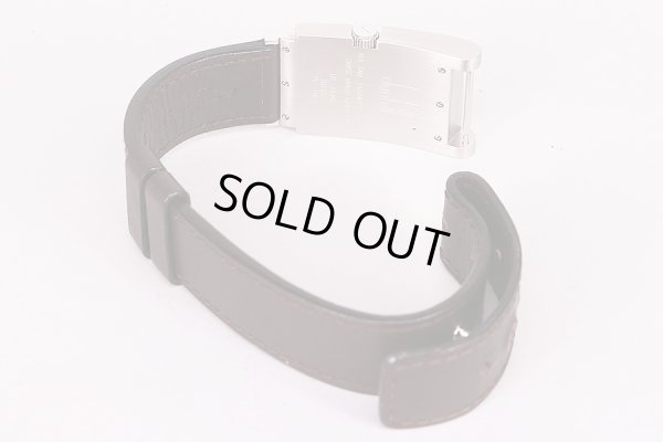 ダンヒル　ウェイファー　８０３５　茶文字盤　革ベルト