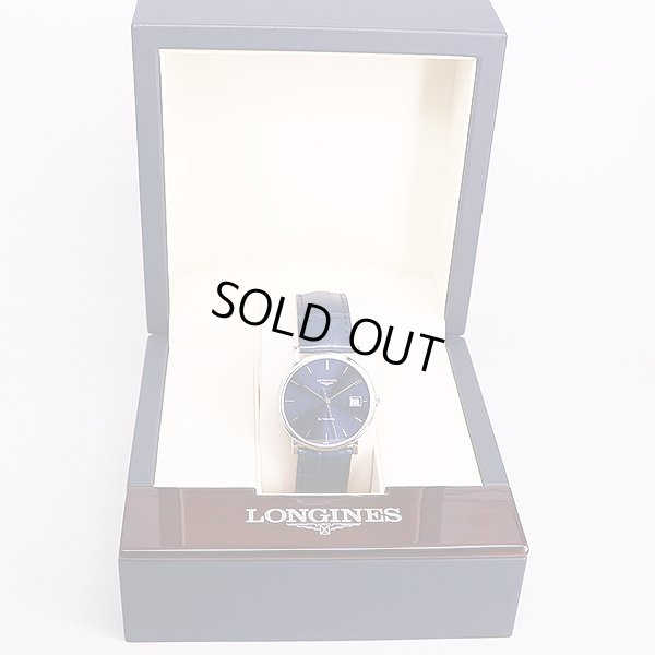 ロンジン　エレガンス　Ｌ４．８０９　紺文字盤　箱