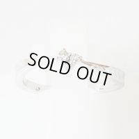 サマンサティアラ　K18WG ダイアイリリング 0.05ct 2.20g