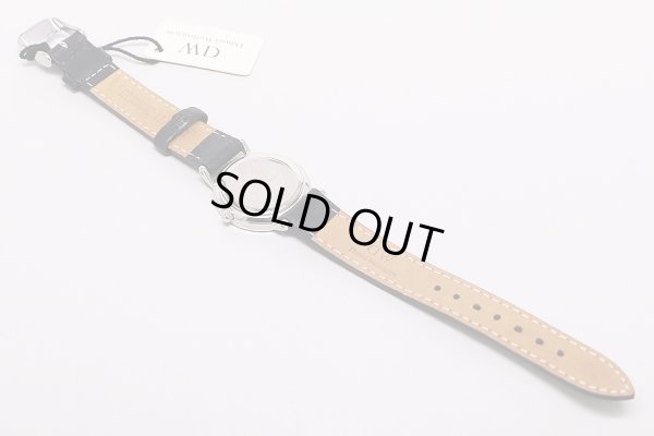 ダニエル・ウェリントン　０９２１ＤＷ　白文字盤　１２Ｐ　革ベルト状態　裏面