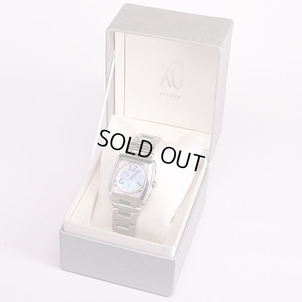シチズン　クロスシー　ＸＣＢ３８－９００４　銀、青シェル文字盤　２００８年限定　箱