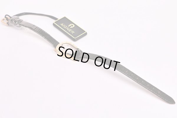 アイグナー　オリバーII　Ａ２９０００　銀文字盤　革ベルト状態　表面