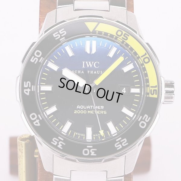 ＩＷＣ　アクアタイマー２０００　ＩＷ３５６８０１　黒文字盤