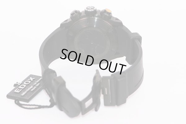 エドックス　クラス１　クロノオフショア　４６７４３７　カーボン文字盤　限定　ラバーベルト