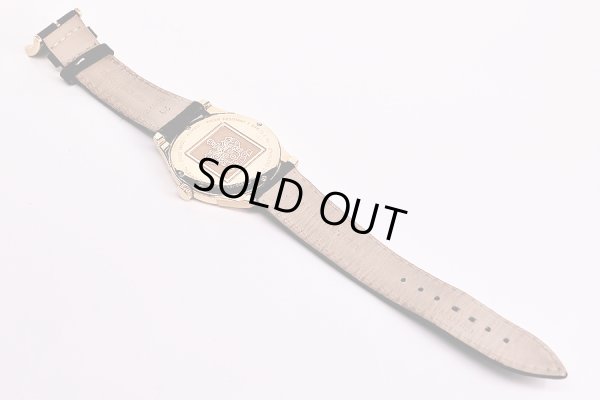 ハミルトン　ジャズマスター　シンライン　Ｈ３８４４１０　銀文字盤　革ベルト状態　裏面