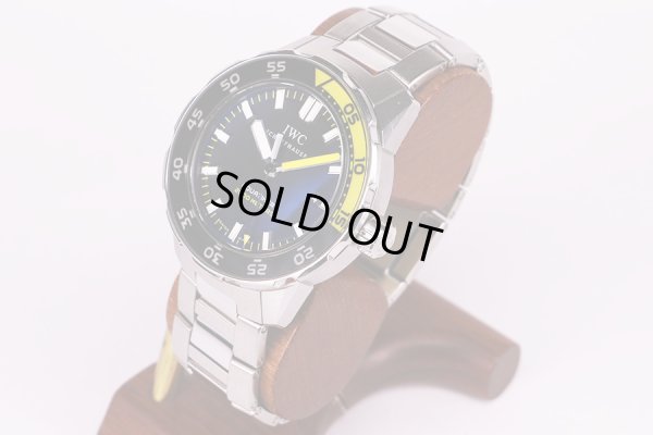 ＩＷＣ　アクアタイマー２０００　ＩＷ３５６８０１　黒文字盤　サイド