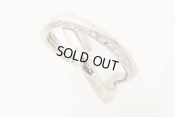 PT900 ダイアイリリング 0.15ct 11.00g　サイド