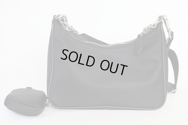 プラダ 2WAYショルダーバック 1BH204 ブラック 裏面